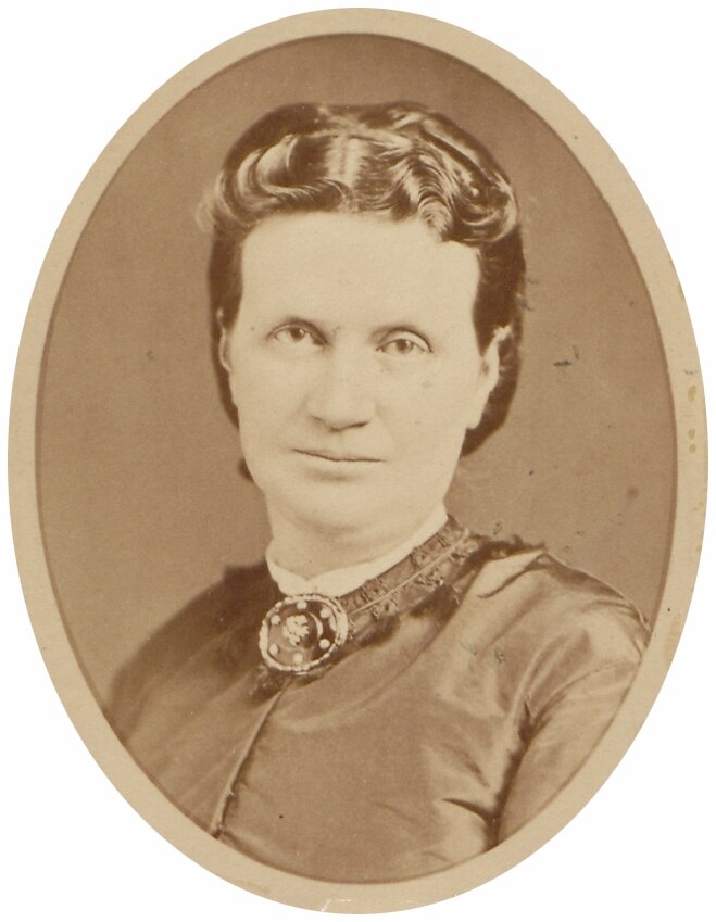 Porträt, Martha Stocks, um 1870