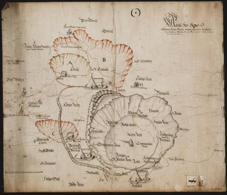 Bild:  S&auml;chsStA-F, 40040 Fiskalische Risse zum Erzbergbau, Nr. A 620