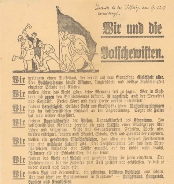 Flugblatt, Quelle: Sächsisches Staatsarchiv, 12718 Personennachlass Hellmut Kretzschmar, Nr. 136 Flugblatt, Quelle: Sächsisches Staatsarchiv, 12718 Personennachlass Hellmut Kretzschmar, Nr. 136