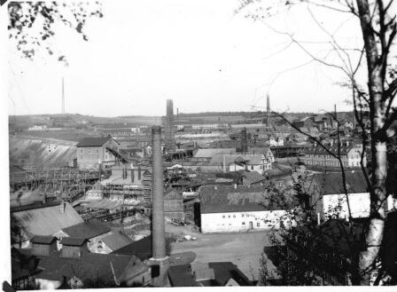 Gebäudekomplex des Werkes Muldenhütten