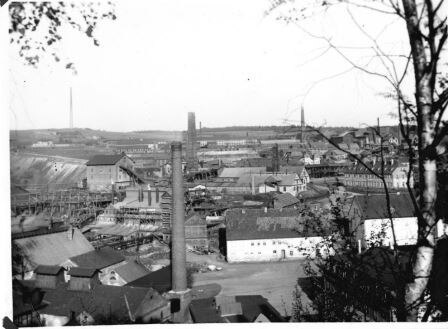 Gebäudekomplex des Werkes Muldenhütten