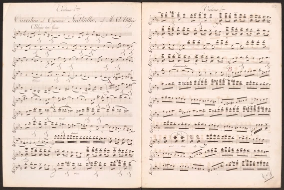 Der Scan zeigt Musikalien.
