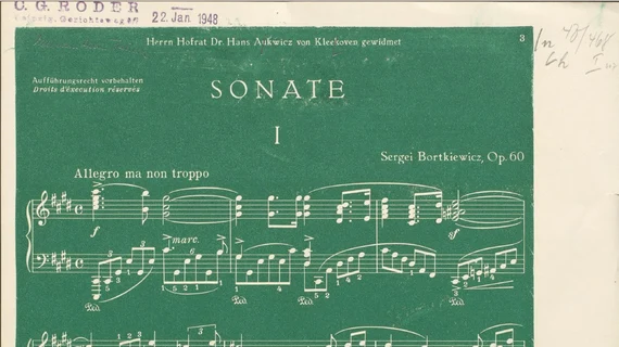 Der Scan zeigt Musikalien.