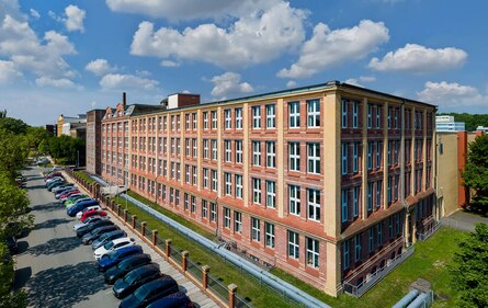 Au&szlig;enansicht Geb&auml;ude Staatsarchiv Chemnitz